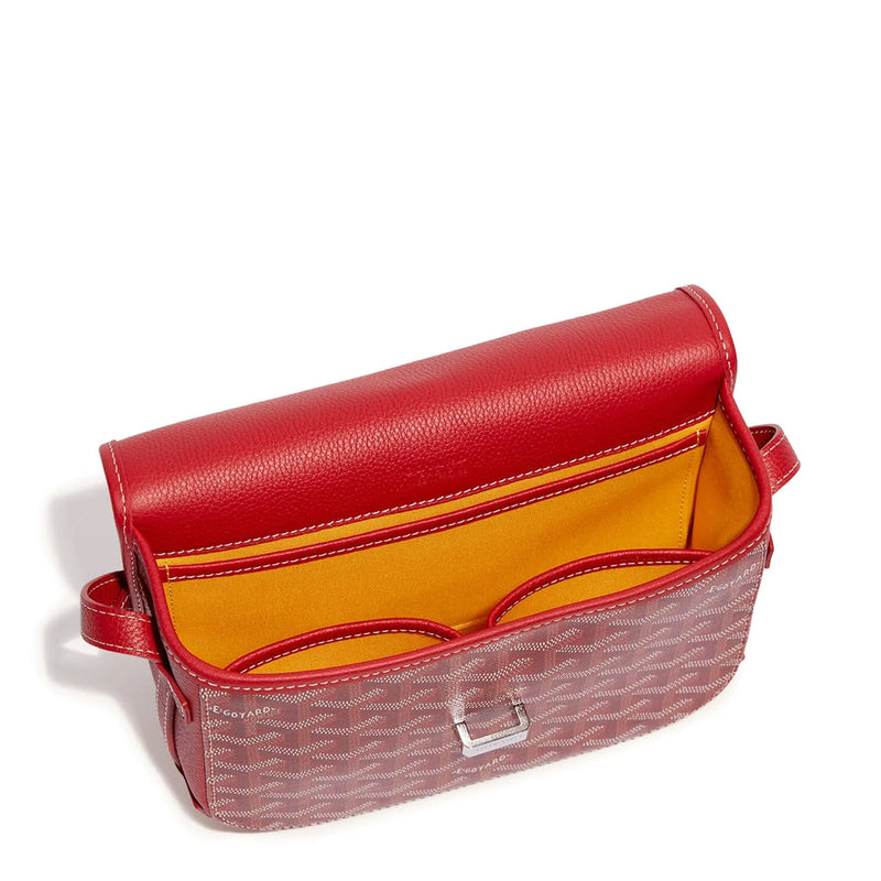 Goyard Goyardine Belvedere II Red PM Messenger Bag