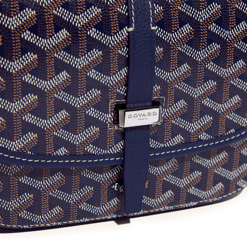 Goyard Goyardine Belvedere II Navy PM Messenger Bag