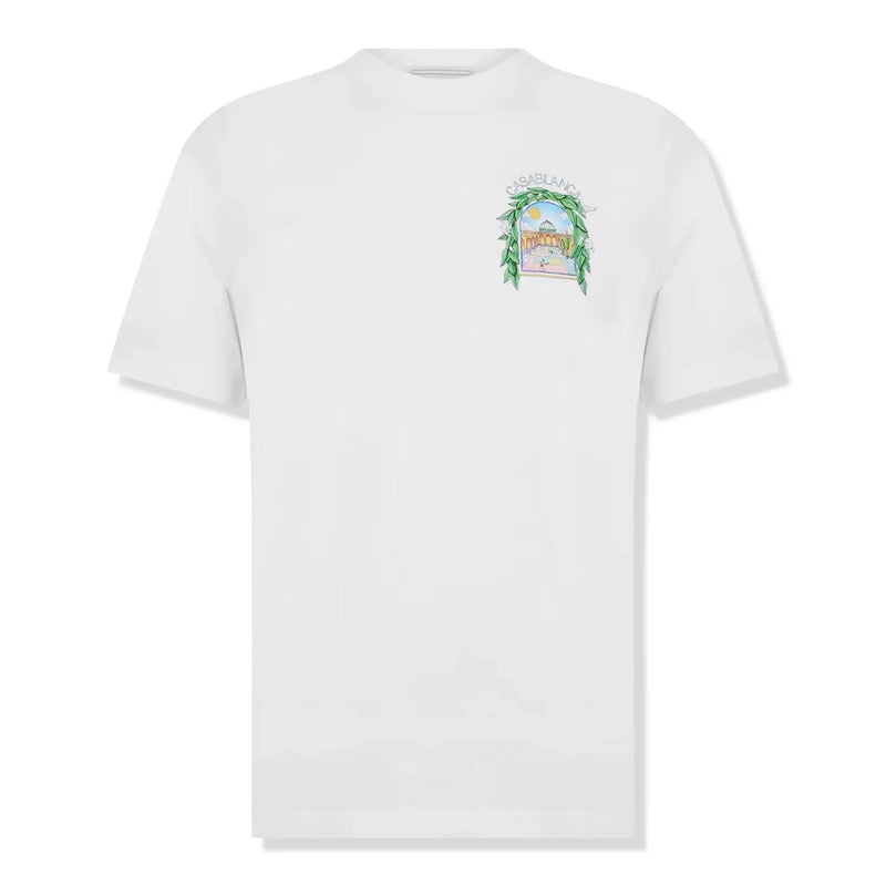 Casablanca Casa Larche Tennis White T Shirt