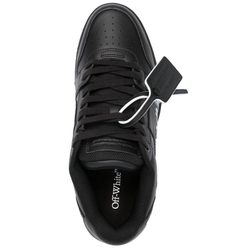 Off-White Out Of Office “For Walking” Black Sneakers