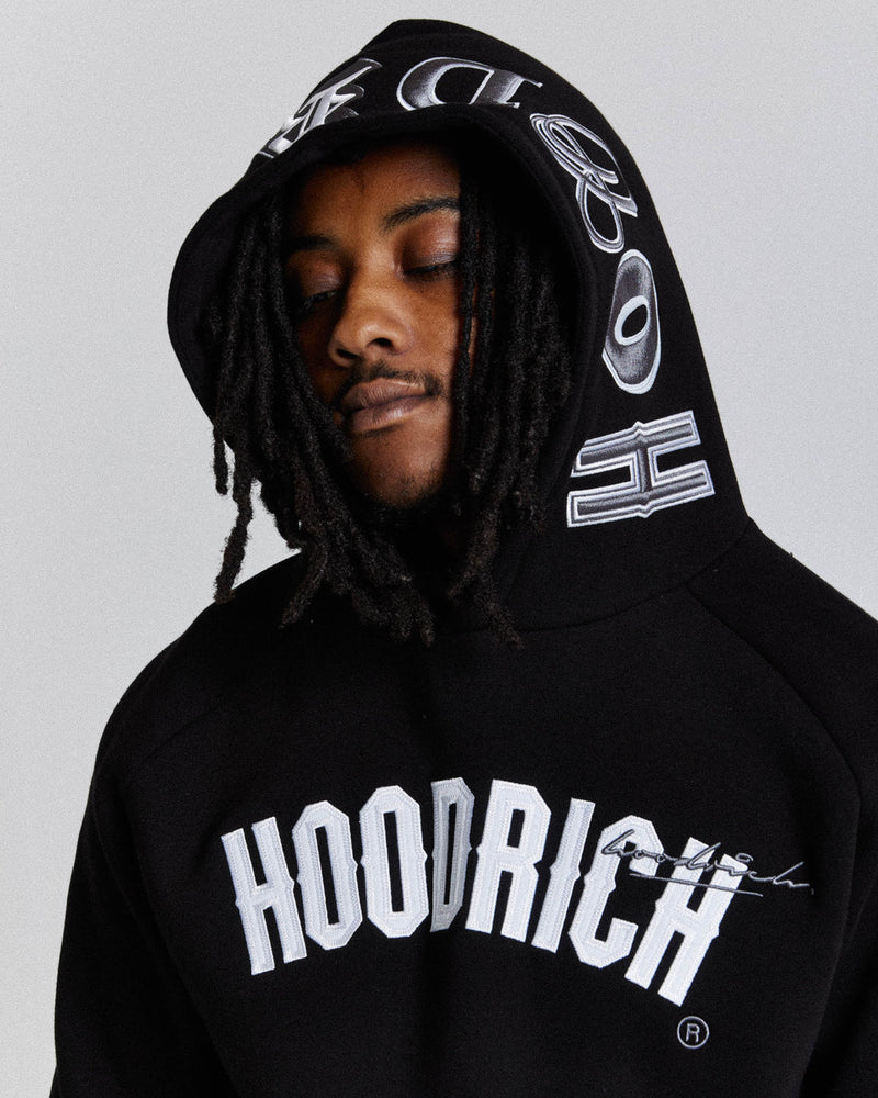 Hoodrich Stature Hoodie Black/White/Grey