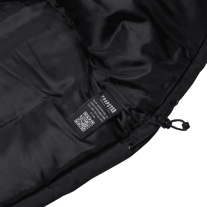 TRAPSTAR DECODED HOODED PUFFER 2.0 - BLACK