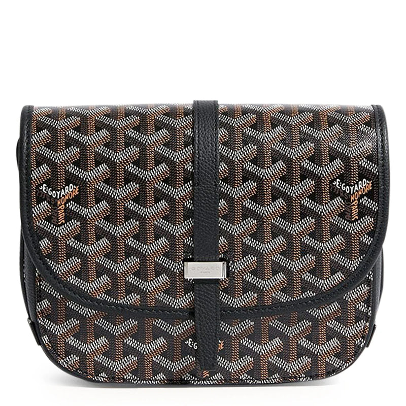 Goyard Goyardine Belvedere II Black PM Messenger Bag