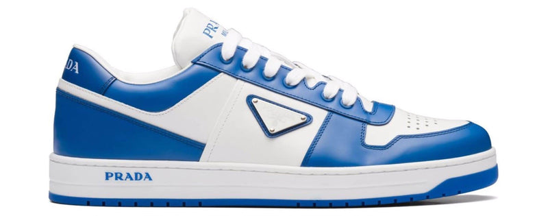 Prada Downtown Low Top Sneakers Blue White