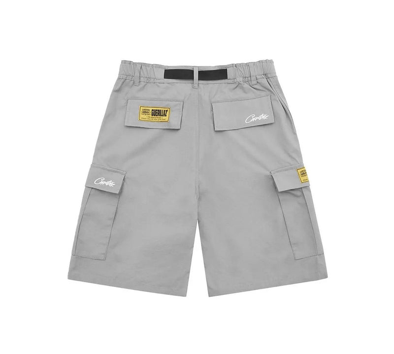 Corteiz Alcatraz Cargo Shorts
Grey