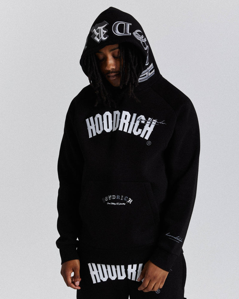 Hoodrich Stature Hoodie Black/White/Grey