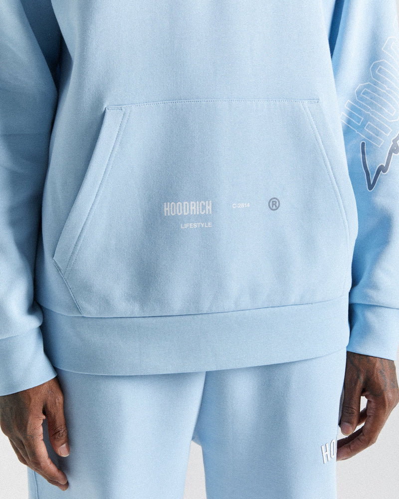 Hoodrich Caliber Hoodie Blue/White