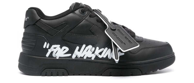 Off-White Out Of Office “For Walking” Black Sneakers