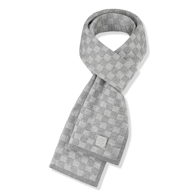 Louis Vuitton Néo Petit Damier Grey Beanie & Scarf