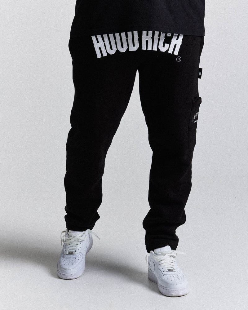 Hoodrich Stature Joggers Black/White/Grey