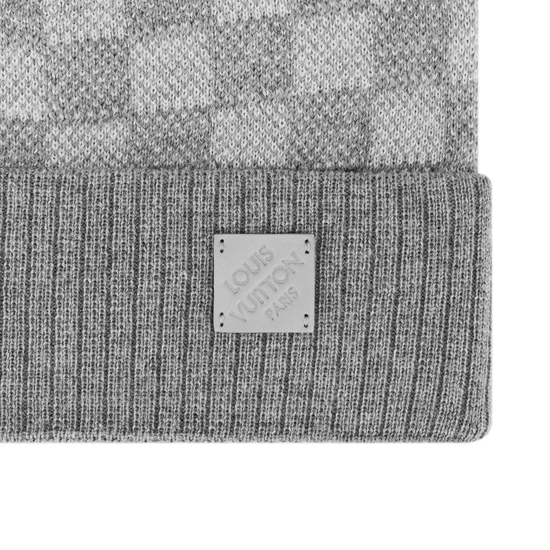 Louis Vuitton Néo Petit Damier Grey Beanie & Scarf