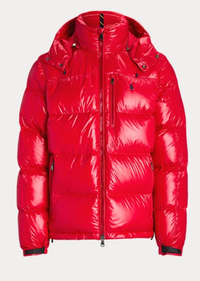 Ralph Lauren The Gorham Glossed Down Red Jacket