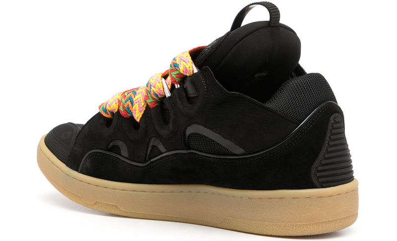 Lanvin Chunky Lace Up Black Sneakers