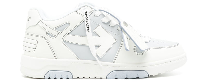 Off-White Out Of Office Leather White Ice Blue Sneakers