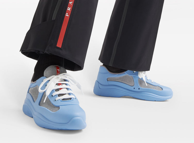 Prada Americas Cup Baby Blue Sneaker