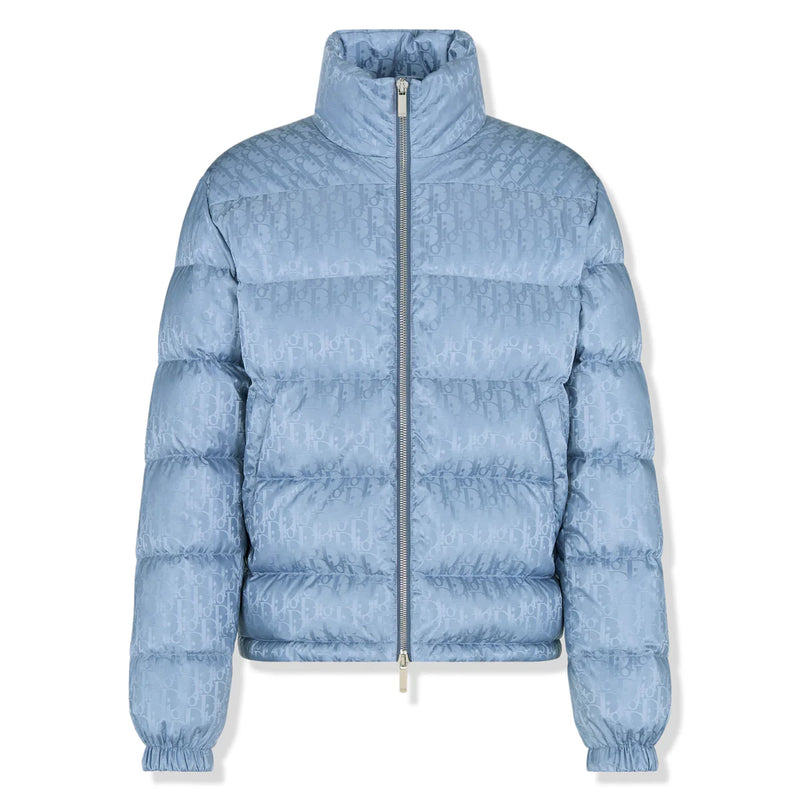 Dior Oblique Blouson Blue Down Jacket