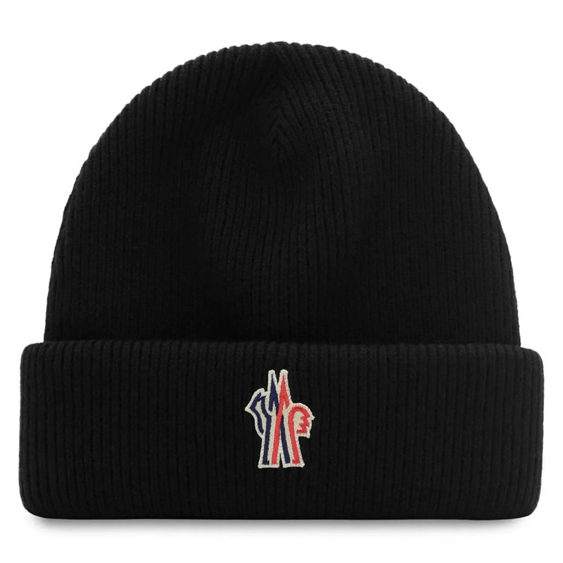 Moncler Grenoble Wool Black Beanie