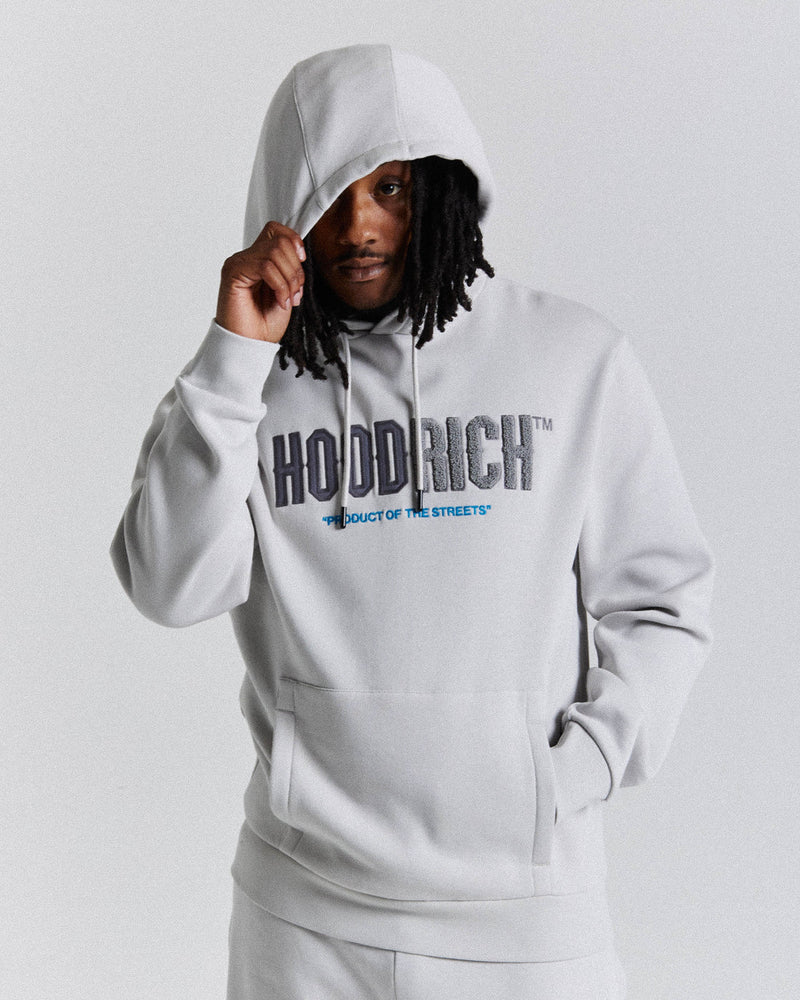 Hoodrich Fade Hoodie Light Greys/Blues