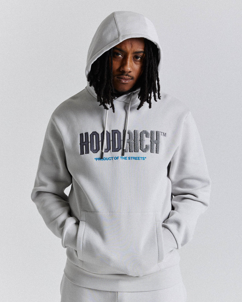 Hoodrich Fade Hoodie Light Greys/Blues