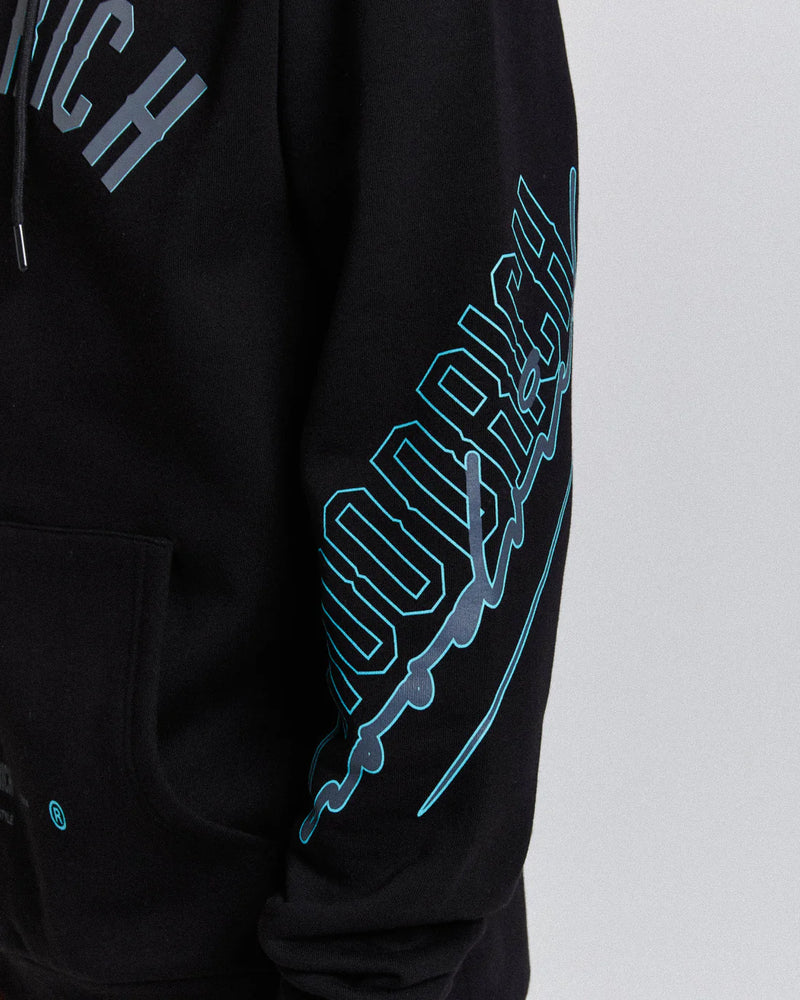 Hoodrich Tycoon Hoodie Black/Grey/Blue