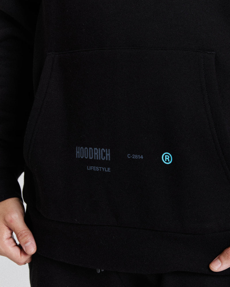 Hoodrich Tycoon Hoodie Black/Grey/Blue