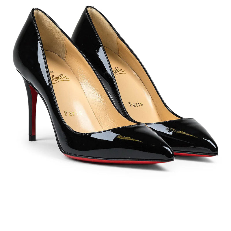 Christian Louboutin Pigalle Follies Patent Black 85 Heel