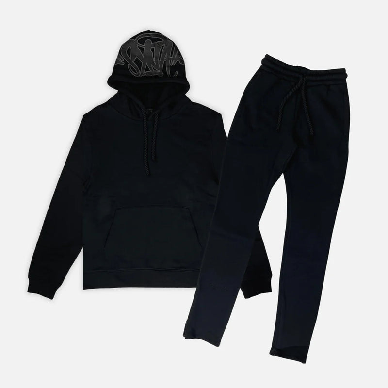 Syna World Logo Tracksuit Black Grey