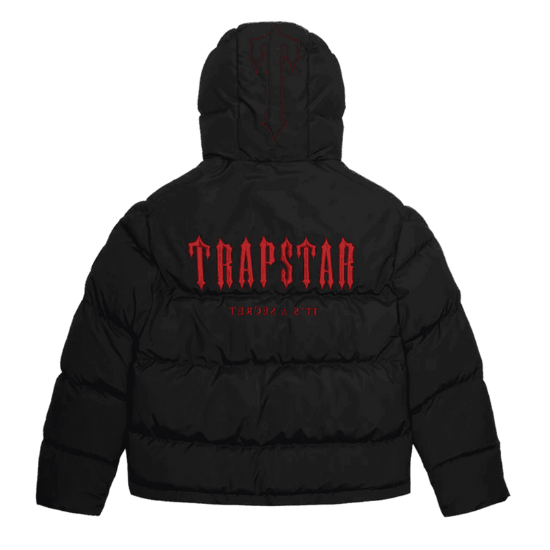 Trapstar Decoded Hooded Puffer Jacket 2.0 Infrared Edition